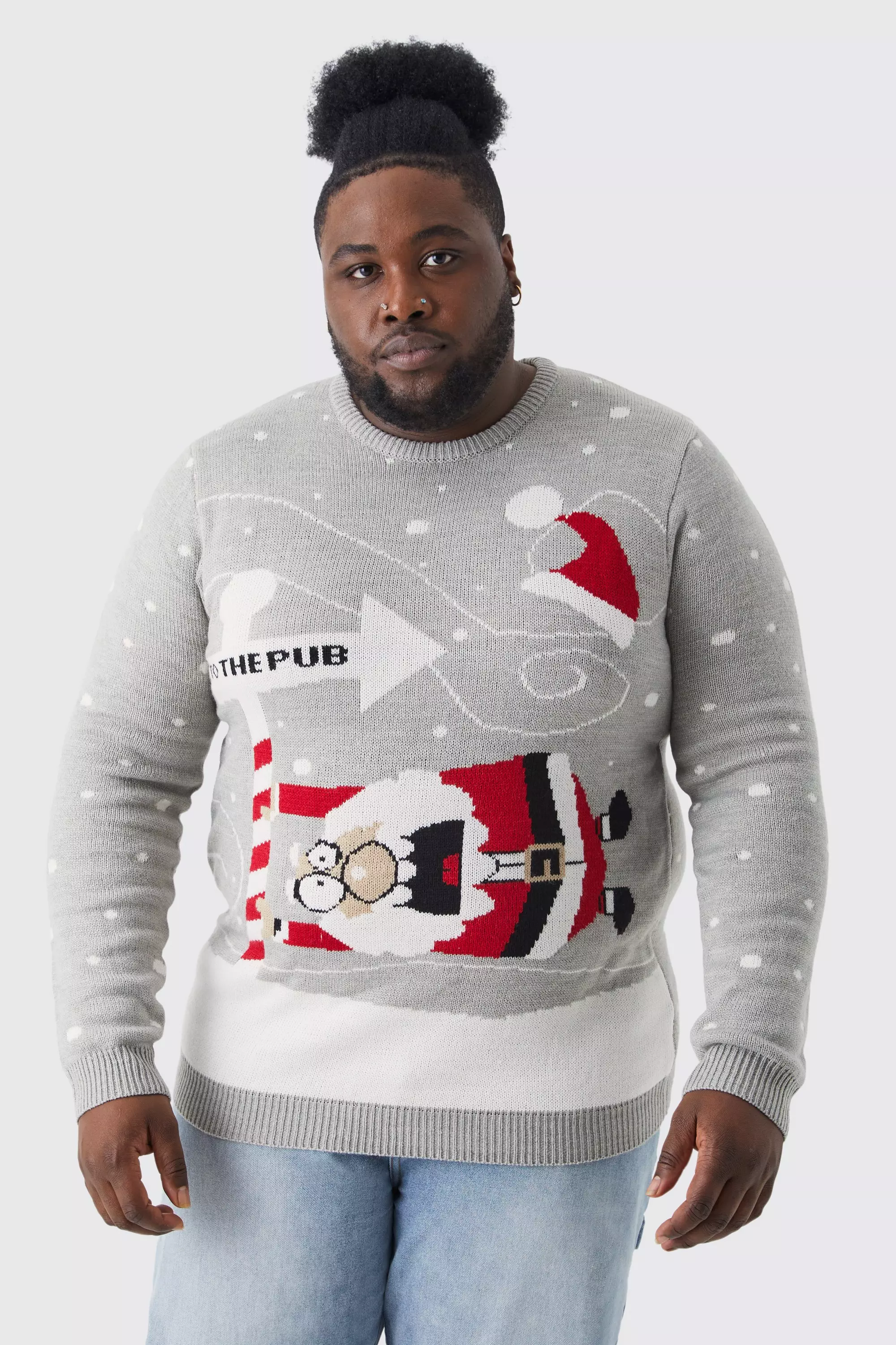 Christmas deals jumpers grey